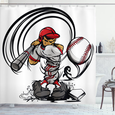 Shower Curtain with Hooks Included