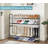 2-Tier Stackable Metal Shoe Rack For Closet, Entryway, Bedroom, Garage - Durable Shoe Storage Organizer For 18 Pairs Of Shoes-1869398921