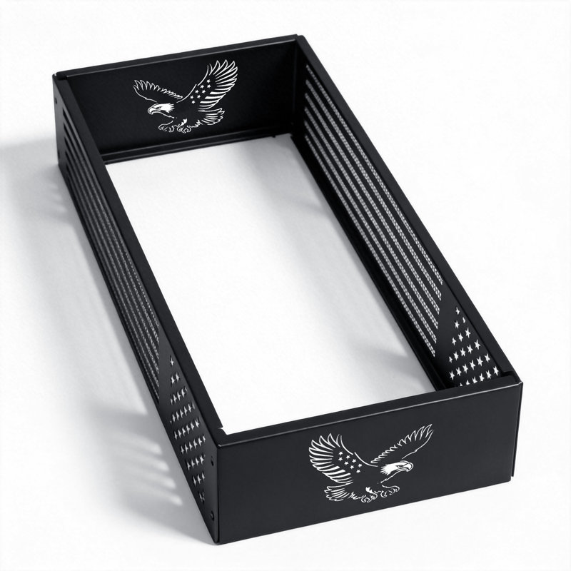 Steel Wind Guard For Firepit, Heat Deflector Wind Shield For Fire Table, 19-Gauge Steel Flame Shield, Tool Free Install