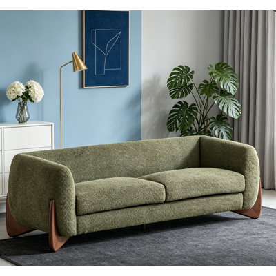 Modern Boucle Sherpa Sofa