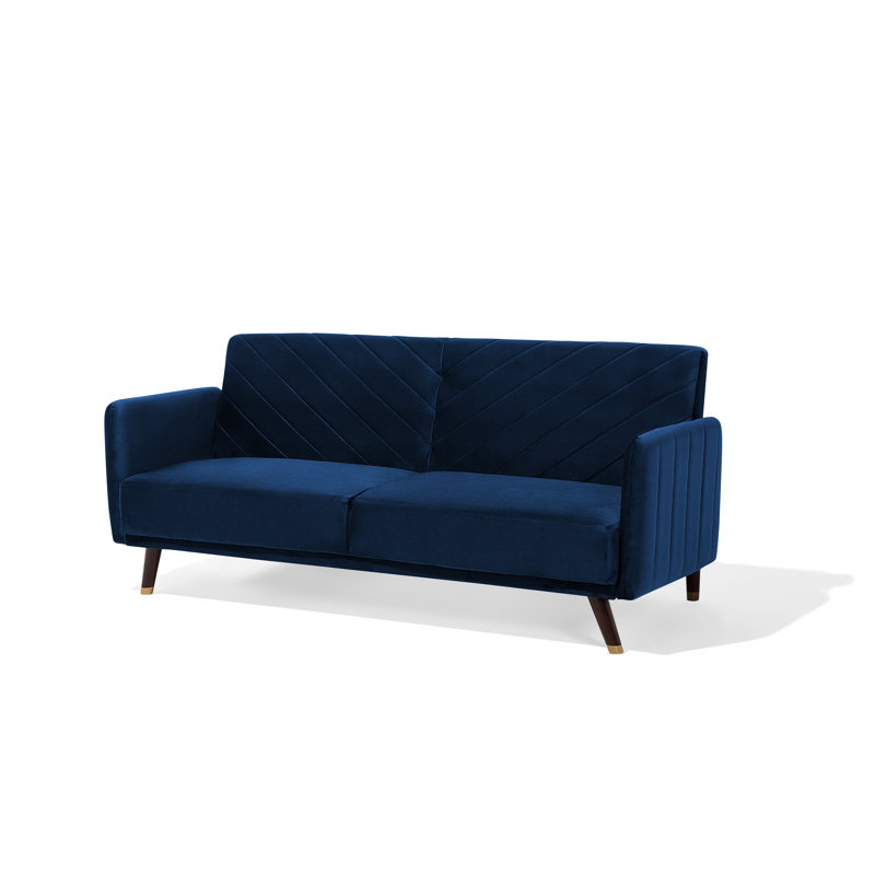 Sinead 3 Seater Velvet Sleeper, Blue
