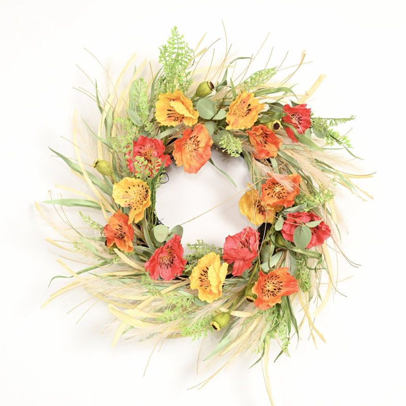 Couronne florale 24 po Pampas