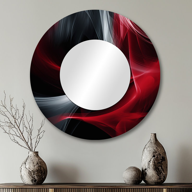 Miroir mural Pentti, 29 po x 29 po, Rond