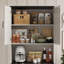 Armoire en bois aggloméré Slant Stripe