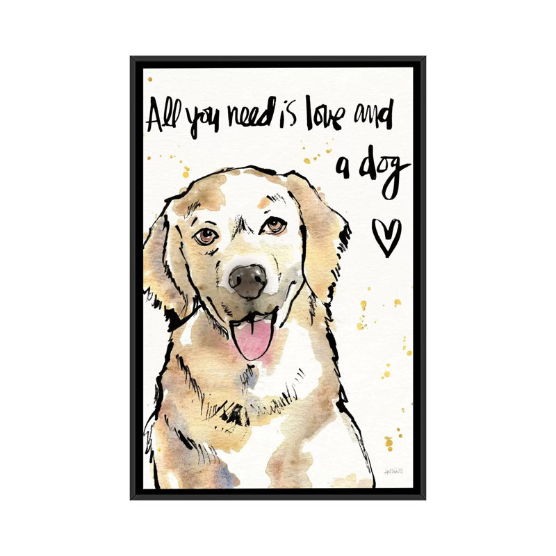« v », reproduction d’art sur toile Strike a Paws, H 26 po x l 18 po x P 1,5 po, Toile avec cadre noir, Pas de tapis