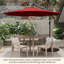 Parasol en porte-à-faux 10 po Caillo-86792629