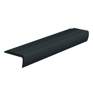 Stair Edge Protector Stair Edging Self-Adhesive Rubber Stair Nosing Stair Nose Molding, Non-Slip Stair Tread Stair Trim for Indoor & Outdoor Stair