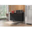 Buffet de style Mid-Century 54 po avec 4 tablettes noires Bradley-595740954