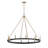 8 - Light Dimmable Wagon Wheel Chandelier