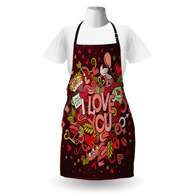 Valentine's Day No Pattern Bib Apron