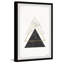 «Golden Marble Triangles» par Parvez Taj - impression encadrée sur papier-234260572
