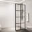 40 in. W x 79 in. H Pivot Framed Walk In Glass Screens with Clear Glass