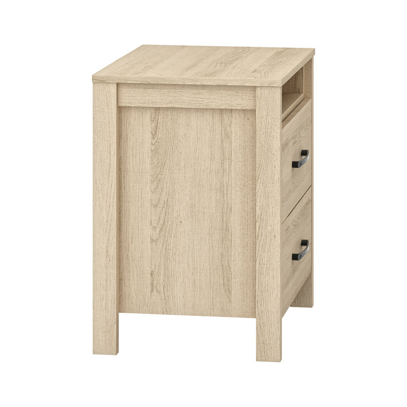 Advaith Modern 3 Piece Bedroom Set, Oslo Oak