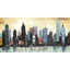 «Skyline on Abstract Cityscape»