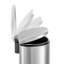 Poubelle en forme de D 50L en acier inoxydable - Basics by Wayfair ™-120277655