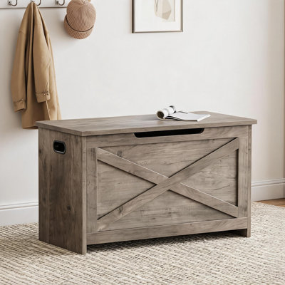 1 Piece MDF Wicker Trunk