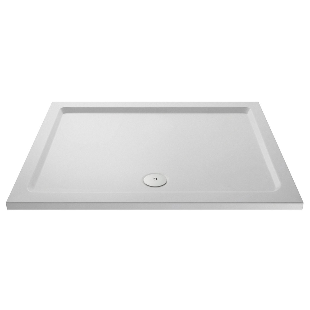 Slip Resistant Offset Quadrant Shower Tray LH 1200 X 800Mm