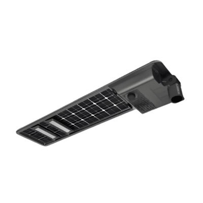 E2 Lighting Éclairage solaire hors-réseau | 30 W | 5 000 K | Photocellule du crépuscule à l'aube | Détecteur de mouvement