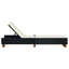 Chaise longue simple inclinable en acacia 80 po Isak-339113579-339113576