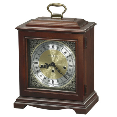Traditional Analogue Wood Quartz Movement / Crystal Tabletop Clock in