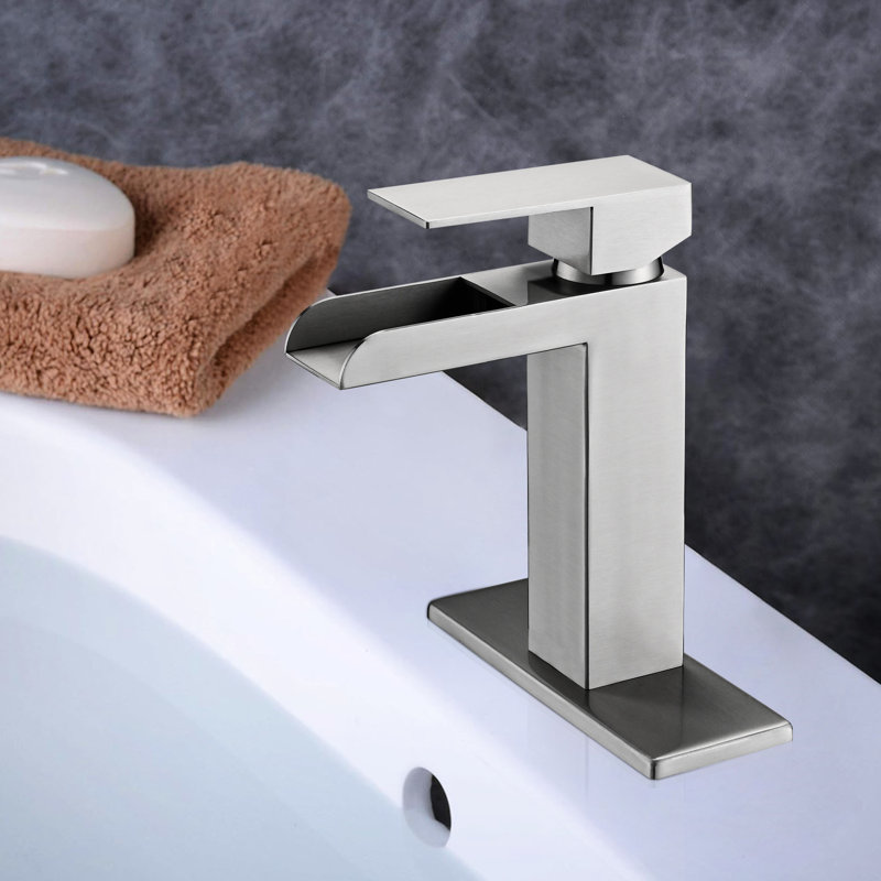 Robinet pour salle de bain Modern, Nickel brossé