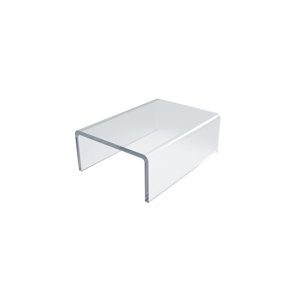 Azar Displays Clear Acrylic Riser Pedestal Display 4"W x 5.5"D x 2"H, 4 ...
