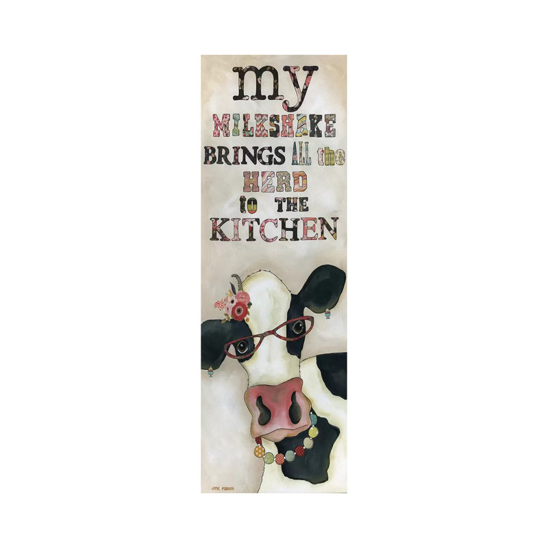 My Milkshakes by Jamie Morath - Wrapped Canvas Panoramic Print, 30.48 cm H x 91.44 cm W x 1.91 cm D