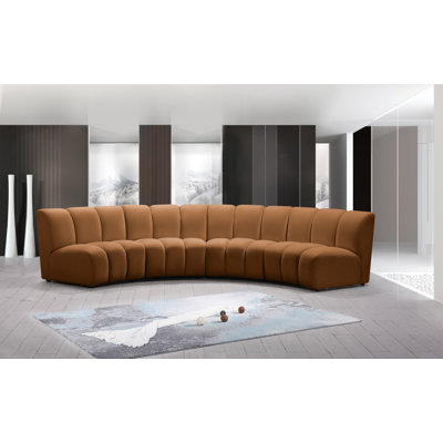 Infinity Wide Velvet Symmetrical Corner Sectional