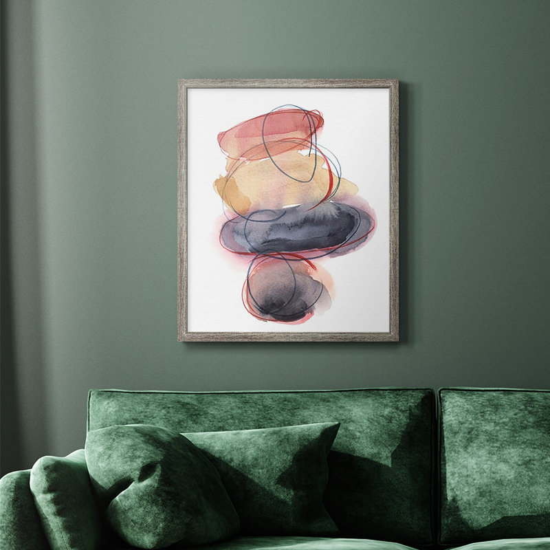 Balancing Act I Premium Framed Canvas - Ready to Hang, Distressed Silver, 24" H x 20" W