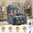 Power Lift Recliner Chair with Heat and Massage Electric Fabric Recliner Chair for Elderly with Side Pocket, USB Charge Port, Remote Control for Living Room-264681023