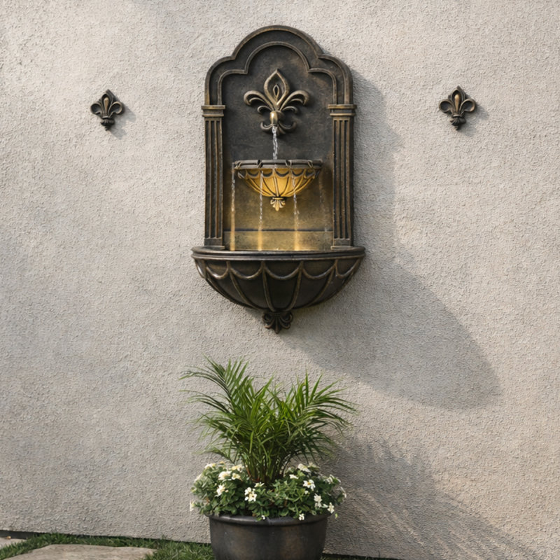 Weather Resistant Wall Base Fountain