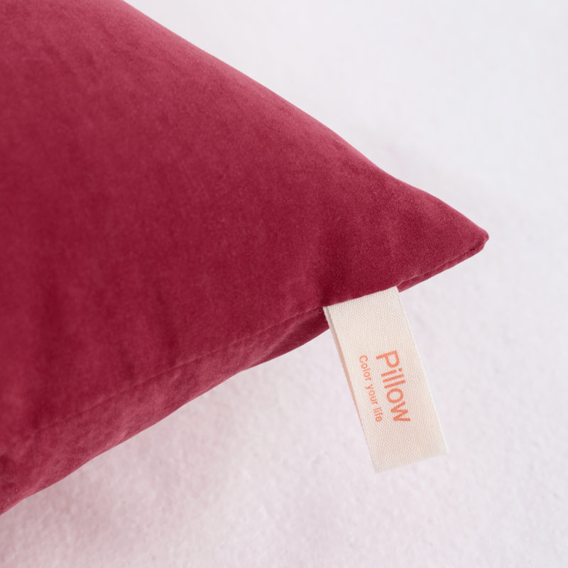 Microfiber Tiny Pillows, Machine Washable - NTBAY, Red, 11"x7"