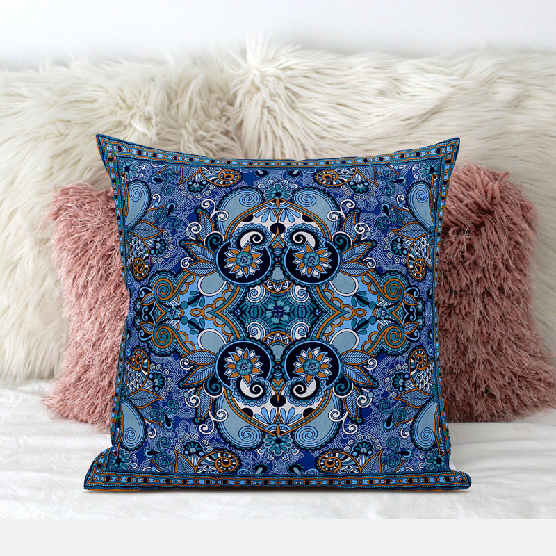 Reversible Throw Pillow, 16" x 16" 