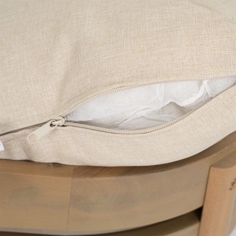 Ensemble de meubles de patio 4 pièces en bois d'acacia