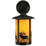 Rustic Lodge 1 - Light Outdoor Wall Lantern