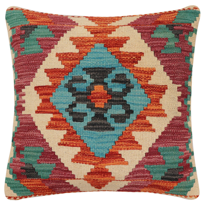 Housse et insert de coussin carré 100% laine