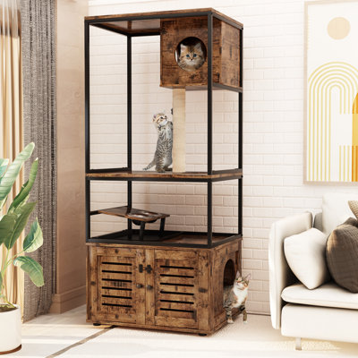 Dealva Enclosed Litter Box Enclosure