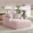 Boneless Oversized Chaise Lounge Chair - Upholstered Couch Cloud Boneless Chair,Deep Seat Sleeper Sofa with Cup Holders and Side Pockets,Comfy Reading Chair for Living Room-1704206063