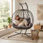 Balancelle de patio avec hamac et coussin-194729840