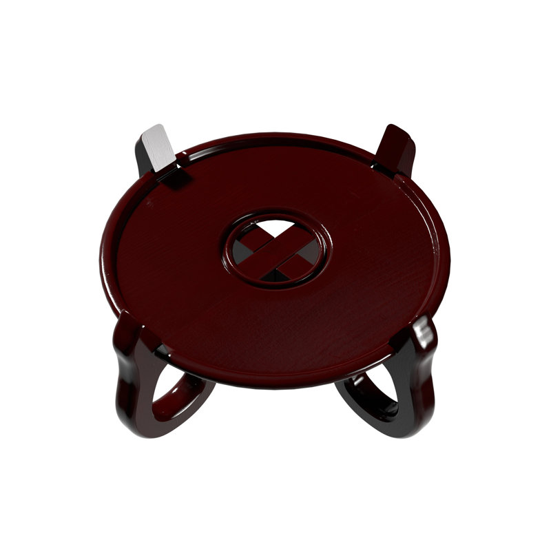 Support à poissons en forme de croix - diamètre de la base 7,5 po, H 4,75 po x L 10,5 po x P 10,5 po