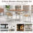 Arneta 4 - Person Four Leg Dining Set-1309909182-1309909183