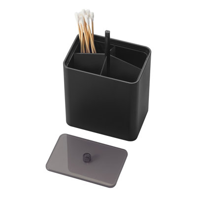 Distributeur de coton-tige Yamazaki Home Tower Yamazaki Home
