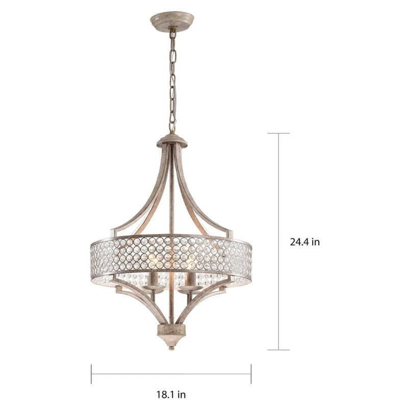 Abree 4 - Light Lantern Geometric Chandelier