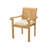 5 Pcs Grade-A Teak Wood Dining Set: Warwick Console Folding Rectangle Table And 4 Napa Stacking Arm Chairs #11NP1504-112322047