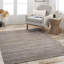Tapis gris à rayures Haalah-1534870267