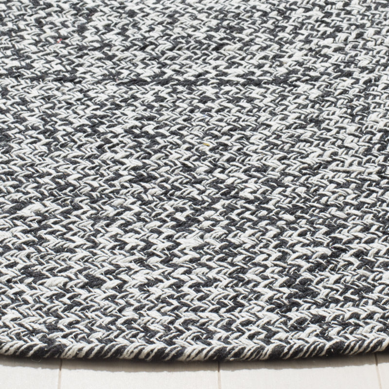 Tapis en coton tissé à la main Paulina, Rond 3 pi
