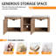 Meuble-lavabo double 60 po / 68 po avec comptoir en céramique-393209226-381323000