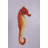 Small Red Seahorse Statue