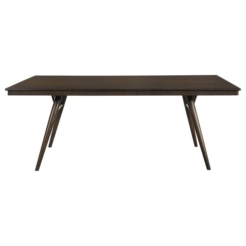 Wes Dark Walnut Rectangular 80-inch Wood Dining Table
