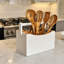 Bamboo Rectangle Flatware Caddy